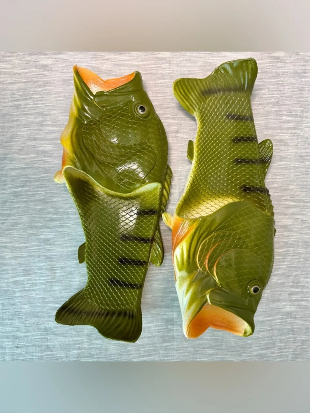 GWW Fish Sandals | Largemouth Bass Slides | EU 48/49